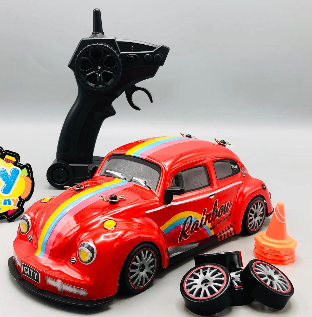 1:18 RC Volkswagen Beetle Foxy Drift Car With Smoke