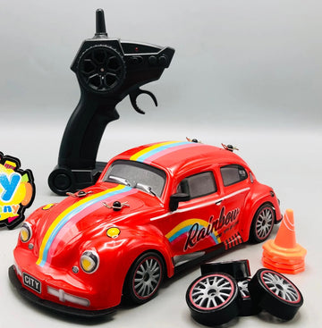 1:18 RC Volkswagen Beetle Foxy Drift Car With Smoke