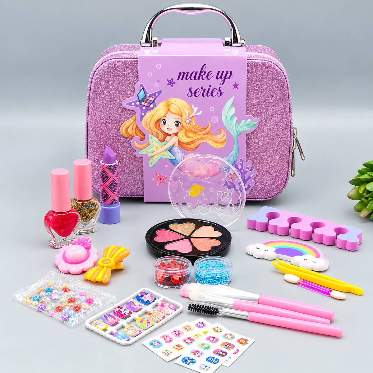 Mermaid 2in1 Realistic Beauty Makeup Bag