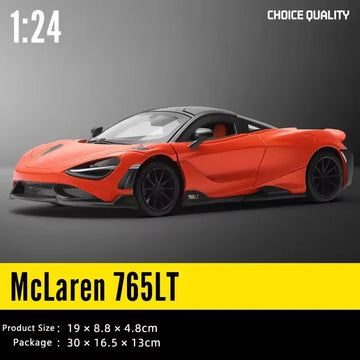 1:31 Diecast McLaren 765LT Official Licensed Model