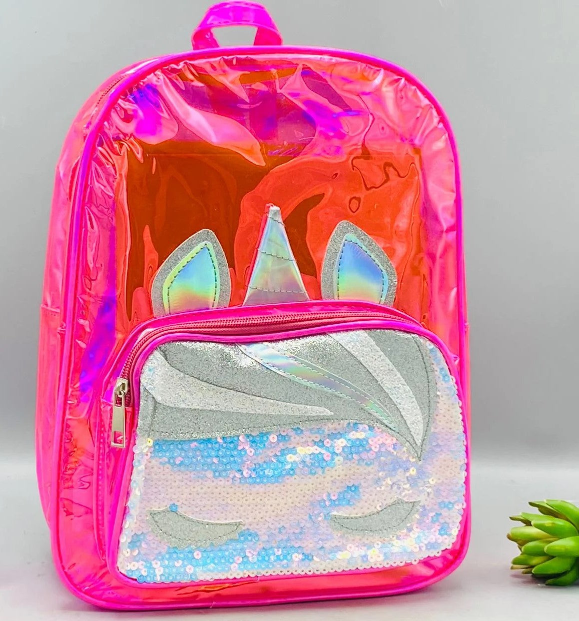 Premium Holographic Unicorn Sequin Backpack
