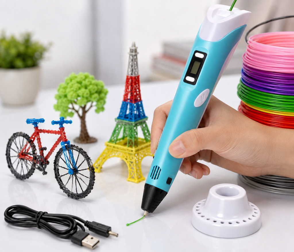 Intelligent 3D Printing Pen for Kids – DIY Creative 3D Drawing Pen