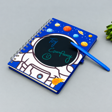 80 Pages Premium Space Theme Diary With LCD Writing Tablet