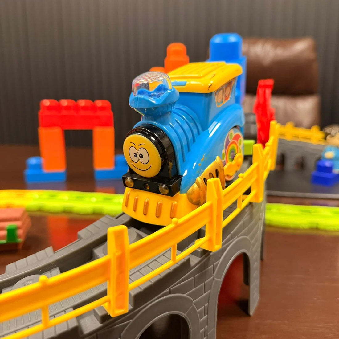 48Pcs DIY Kids Blocks Train Track Set