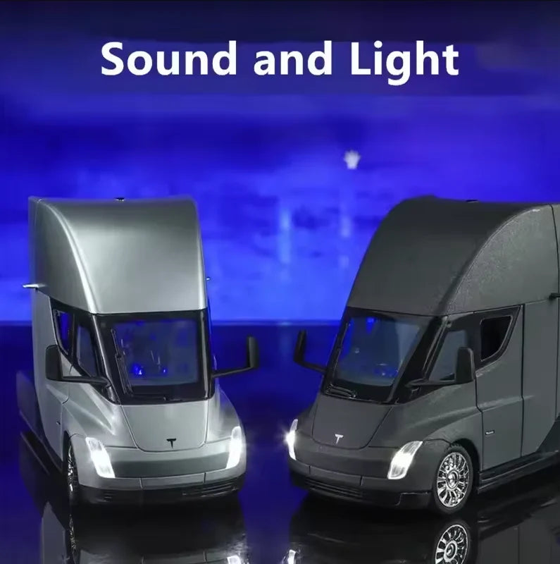 1:24 Diecast Tesla Semi Truck Model