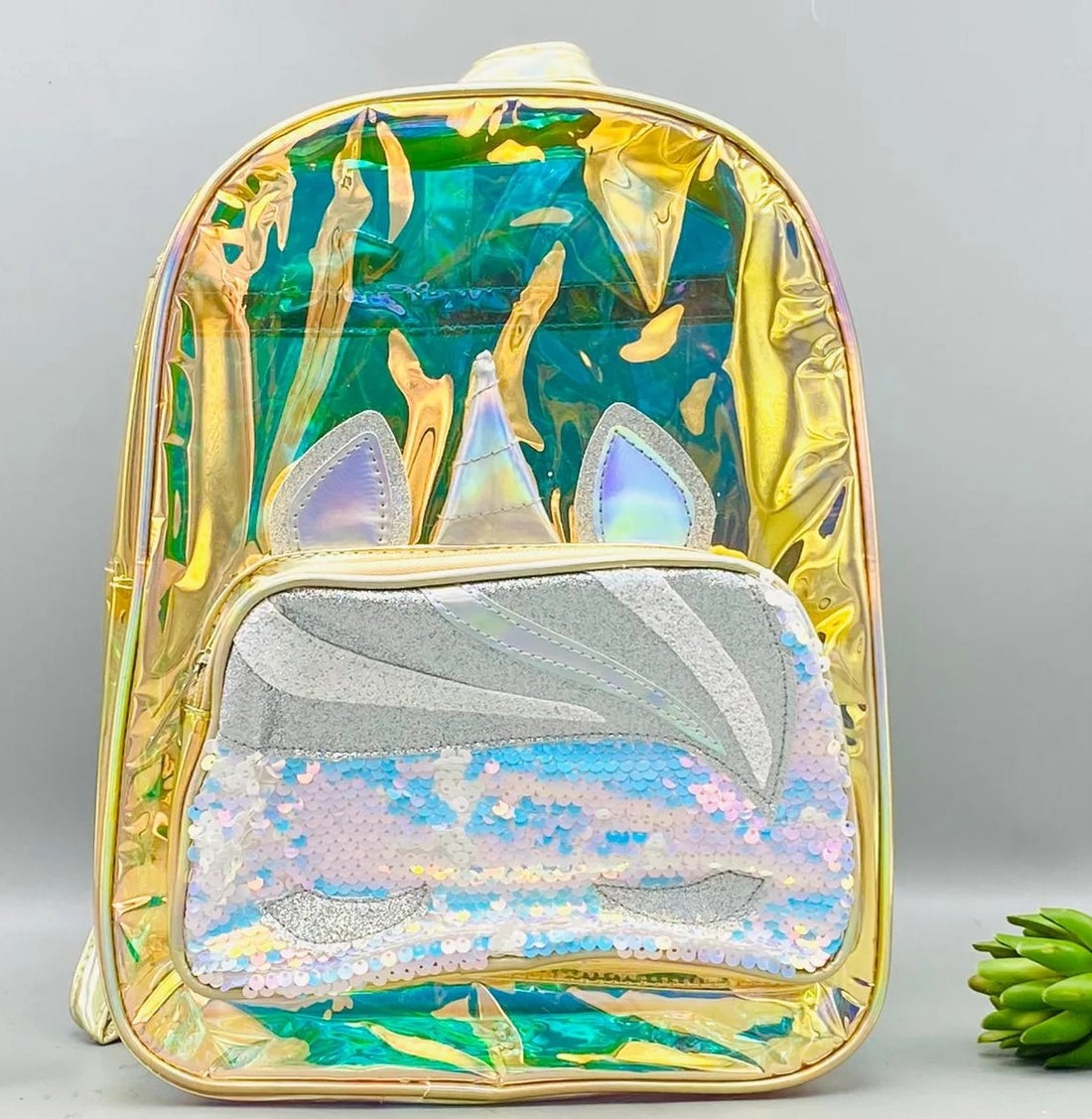 Premium Holographic Unicorn Sequin Backpack