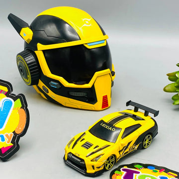 1:64 Mini RC Helmet Nissan Drift Car