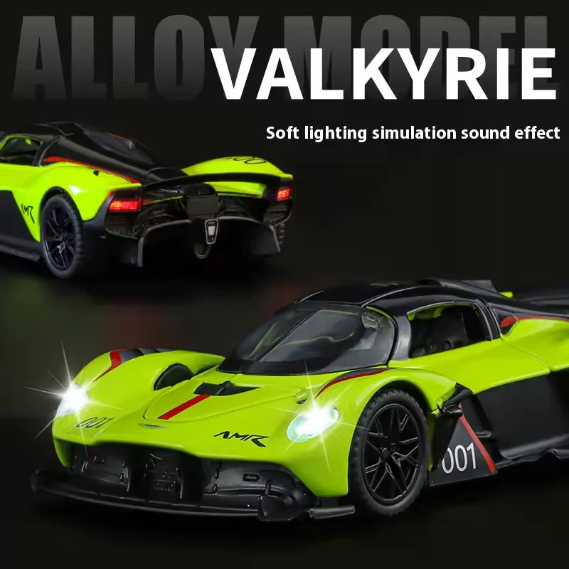 1:32 Diecast Aston Martin Valkyrie Model Car With Acrylic Display Box