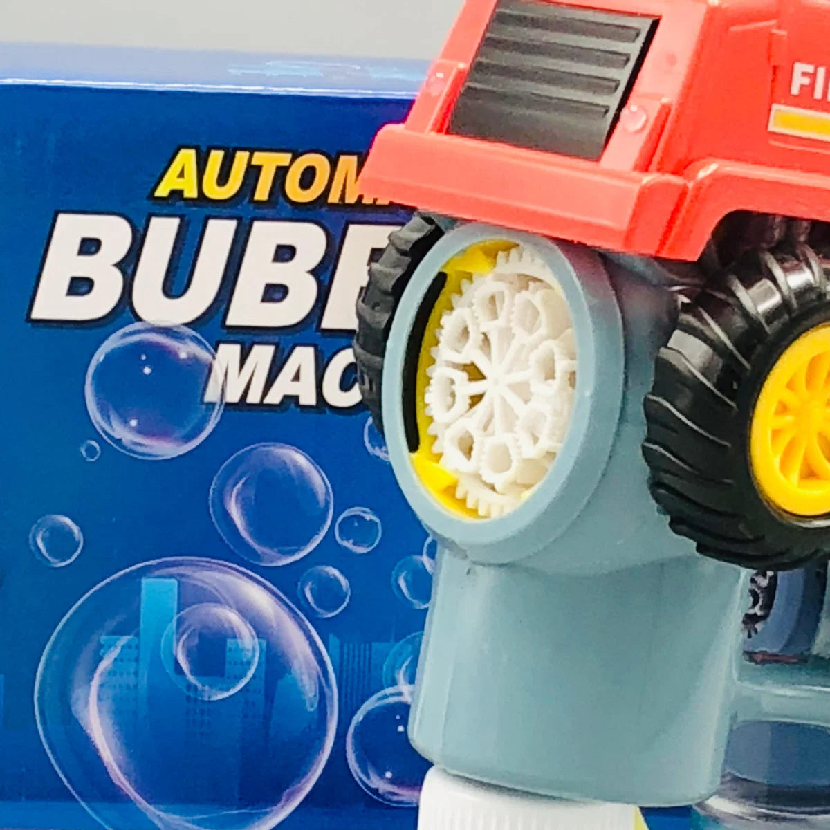 8 Holes Car Themed Colorful Bubble Gun