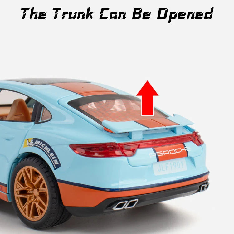 1:24 Diecast Porsche 911 Gulf Model With Acrylic Box