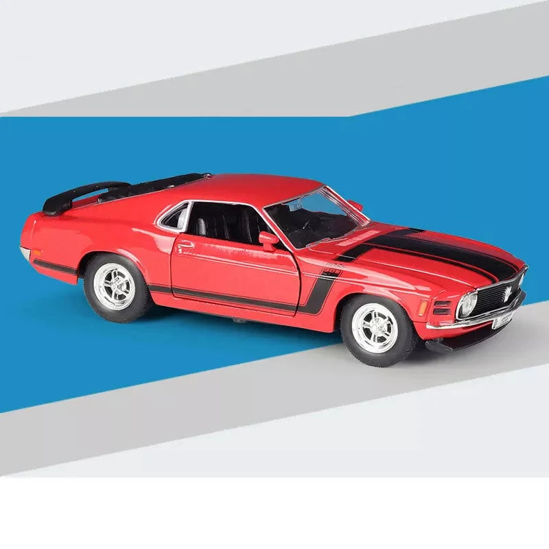 1:24 Welly Diecast 1970 Ford Mustang Boss Model Car