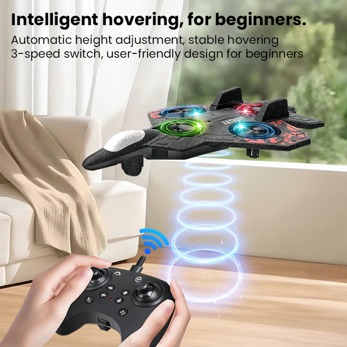 2.4GHz RC Acrobatic Fighter Jet – Remote Control Stunt Flying Aircraft