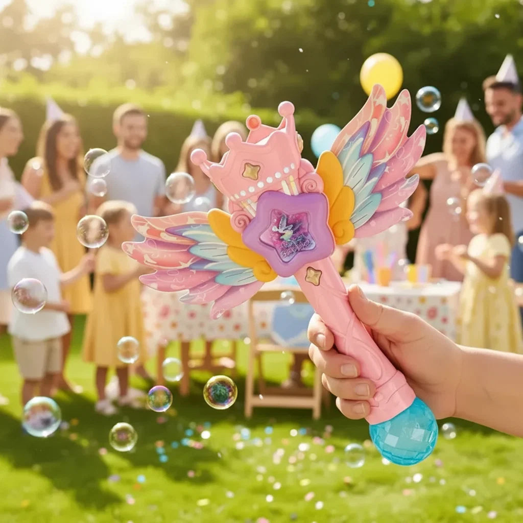 12 Holes Rechargeable Magic Bubble Stick