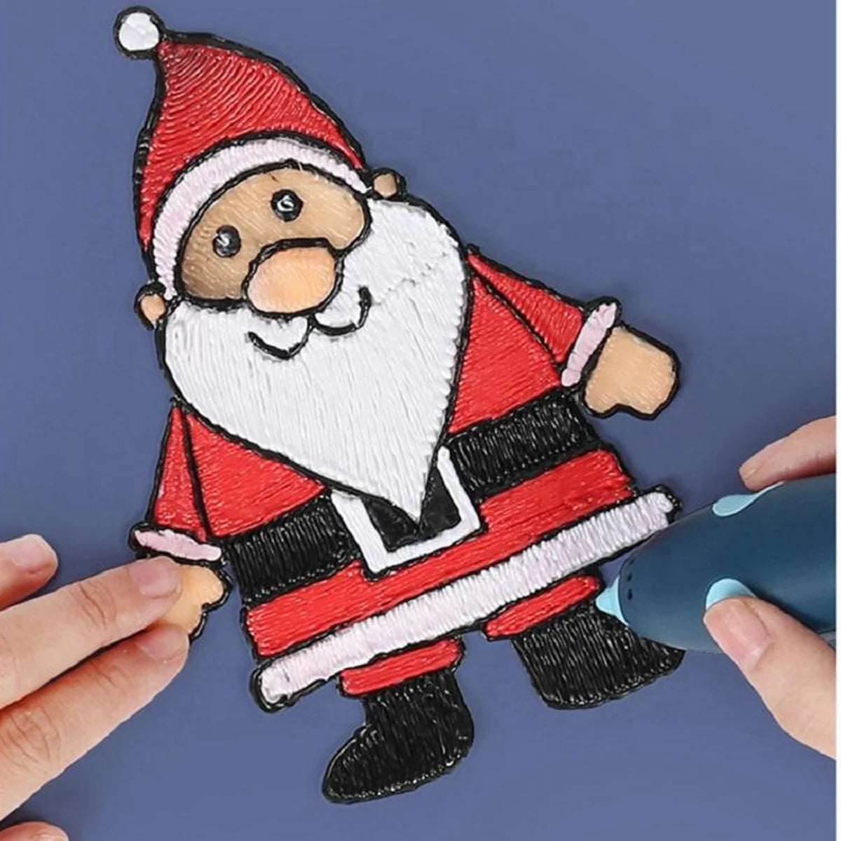 Rechargeable 3D Drawing pen with 3 wires & Multiple Drawing cards!