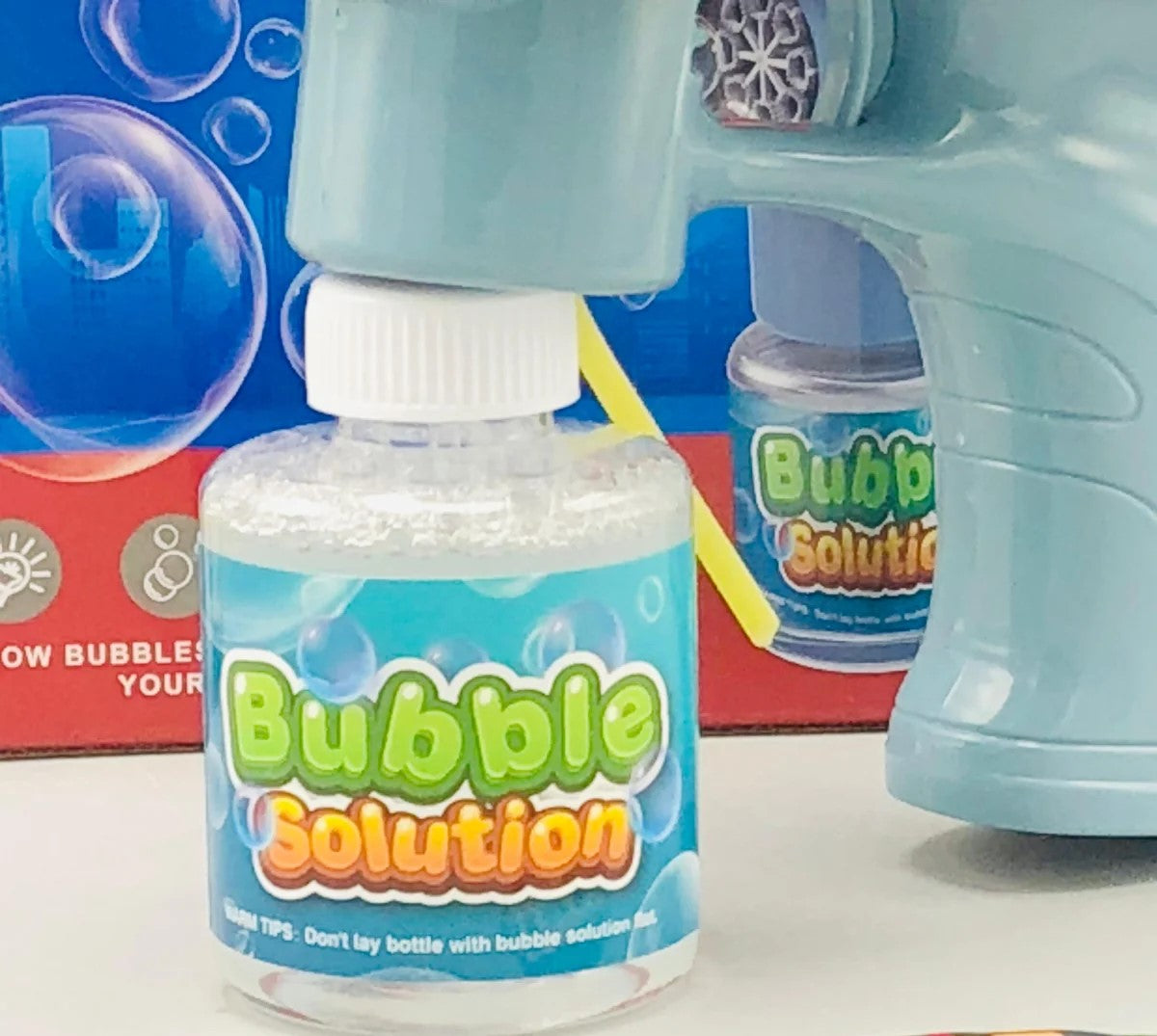 8 Holes Car Themed Colorful Bubble Gun