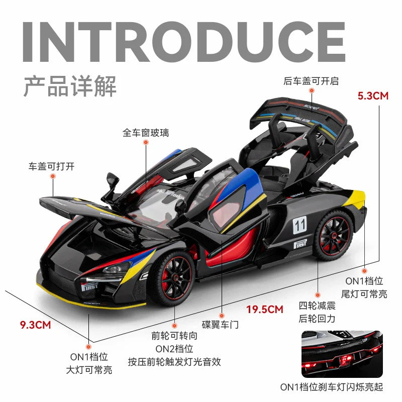 1:24 Diecast McLaren Senna GTR Model Car