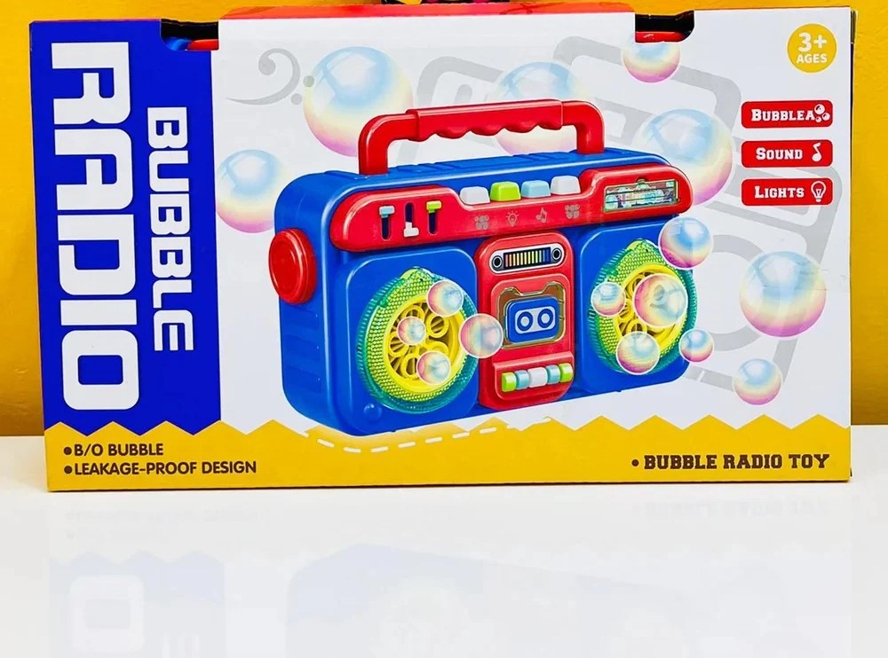 10 Holes Bubble Radio With Light & Music