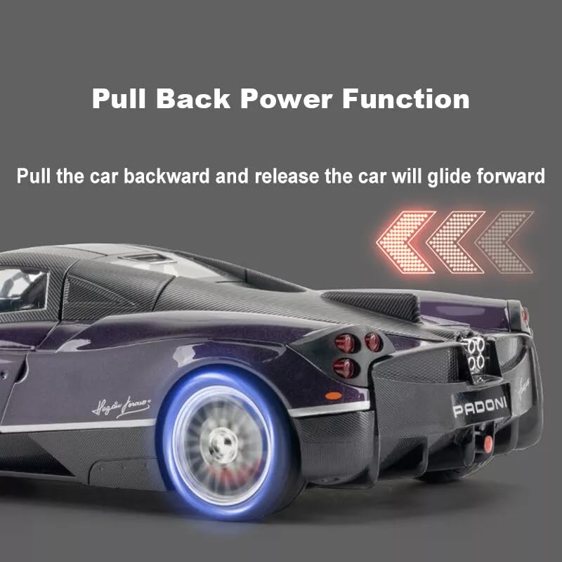1:18 Diecast Pagani Huayra Dinastia Model Car With Smoke