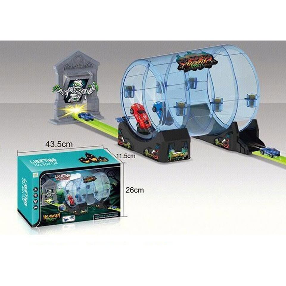 DIY Manual Halloween Party Track Set With 1Pc Car