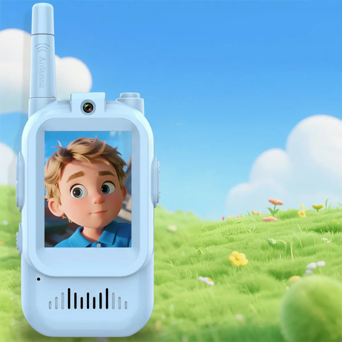 2Pcs Rechargeable Kids Video Walkie Talkie - HDc Camera