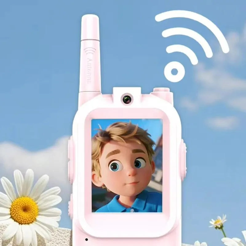 2Pcs Rechargeable Kids Video Walkie Talkie - HDc Camera