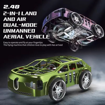 2in1 RC Mini Car & Drone With Lights