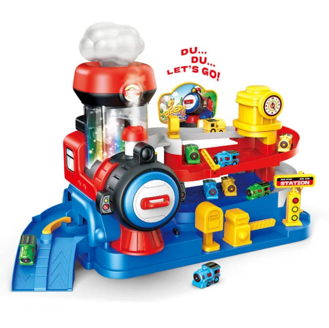Electric Spray Train Adventure Track Set