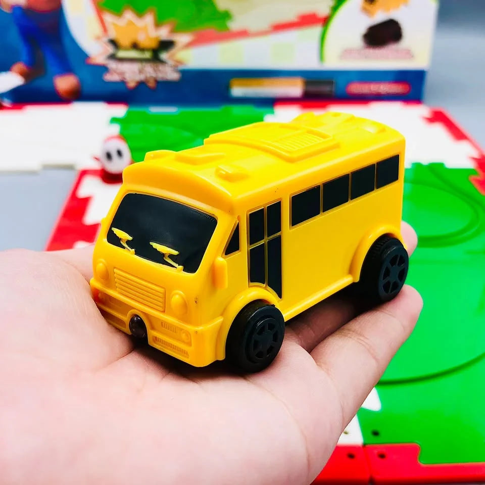DIY Super Mario Car Track Puzzle Set