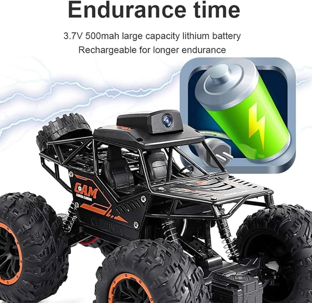 Camera Car 4x4 Climbing Alloy Off-Road RC Car with 4K HD WiFi Camera