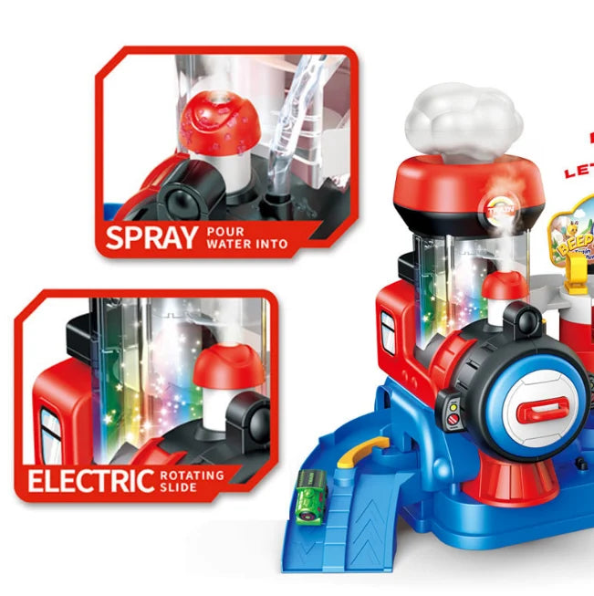 Electric Spray Train Adventure Track Set