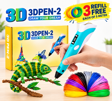 FLASH SALE🔥 -3D Printing Pen for Kids – 3D Pen with 3 Free 5m Refills